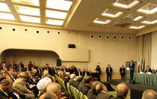 President in a business meeting of Iran and Italy