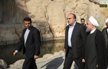President visits Taq-e Bostan historical site