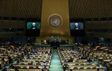 Addressing United Nations General Assembly