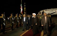 Dr Rouhani arrives in Tehran