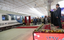 Urmia Railway starts operation in Dr Rouhani's presence
