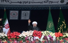 Addressing immense gathering of people during Feb. 11 demonstrations