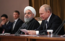 Press conference of presidents of Iran, Russia and Turkey