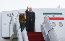 President leaves Tehran, heading for Armenia