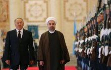 Trip to Kazakhstan - President officially welcomed by his Kazakh counterpart