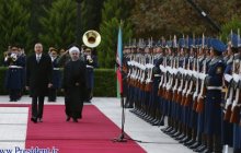 Trip to Azaerbaijan - Official welcome and Joint meeting of high-ranking delegations of the two countries