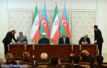 Trip to Azerbaijan - Signing 5 MoUs by the presence of Iran- Azerbaijan presidents 