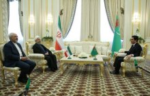 Trip to Turkmenistan - Meeting of Iran and Turkmenistan presidents