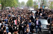President arrives in Rasht
