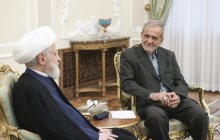 دیدار قائم مقام دبیر کل حزب الله لبنان با رئیس جمهور