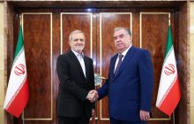 دیدار روسای جمهور ایران و تاجیکستان