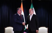 دیدار روسای جمهور ایران و تاجیکستان