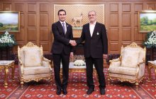 دیدار روسای جمهور ایران و ترکمنستان