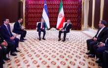 دیدار و گفتگوی دکتر پزشکیان با رئیس جمهور ازبکستان