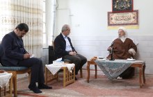 دیدار دکتر پزشکیان با آیت‌الله العظمی مکارم شیرازی