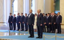 استقبال رسمی رئیس جمهور قزاقستان از دکتر پزشکیان