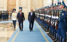 استقبال رسمی رئیس جمهور قزاقستان از دکتر پزشکیان