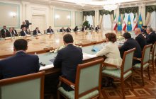 نشست مشترک هیئت های عالیرتبه ایران و قزاقستان