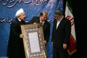 مراسم تودیع و معارفه وزرای سابق و جدید وزارت کشور-1