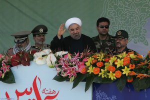 مراسم رژه نیروهای مسلح به مناسبت گرامیداشت هفته دفاع مقدس با حضور ریاست محترم جمهوری