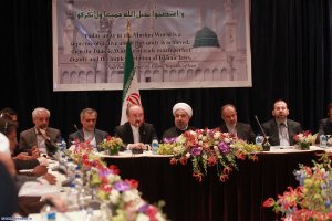  دیدار برخی از رهبران اسلامی آمریکا با دکتر روحانی
