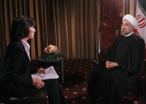  مصاحبه دکتر روحانی با شبکه تلویزیونی سی. ان.ان