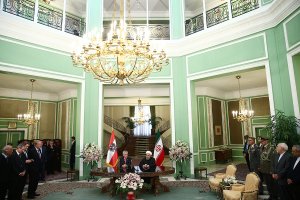 امضای اسناد و مصاحبه مشترک با رئیس‌جمهور اتریش