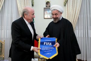 دیدار رئیس فدراسیون بین المللی فوتبال (فیفا) با ریاست محترم جمهوری