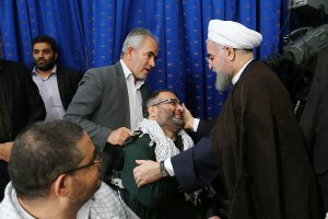 دیدار باجانبازان هفتاد درصد