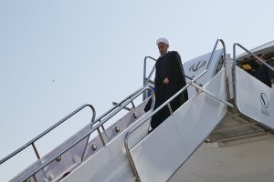 پس از سخنرانی در هفتادمین مجمع عمومی سازمان ملل متحد دکتر روحانی دقایقی پیش وارد تهران شد