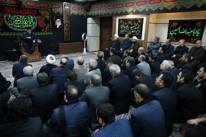 عزاداری دکتر روحانی و اعضای هیات دولت در ماتم سید و سالار شهیدان