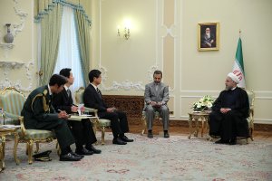 تقدیم استوارنامه سفیر ژاپن