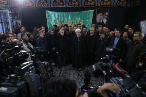 حضور در جمع کارگران کارخانه شیشه سازی مینا همزمان با اربعین حسینی
