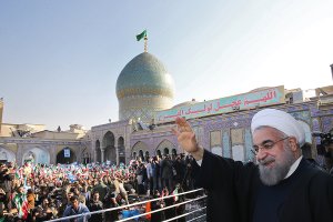 حضور در اجتماع بزرگ مردم شهر ری