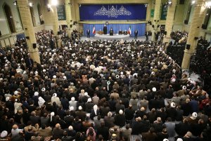 متن سخنان دکتر روحانی در دیدار مسئولان نظام با رهبر معظم انقلاب اسلامی