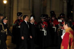 نخست وزیر ایتالیا از دکتر روحانی استقبال کرد