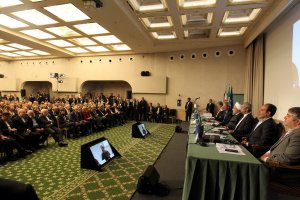 رییس جمهوری در نشست تجاری ایران و ایتالیا 