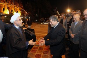 دیدار جمعی از هنرمندان و اعضای تشکل های فرهنگی و هنری با رییس جمهور-1