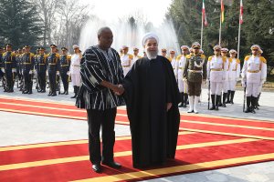 استقبال رسمی از رییس جمهوری غنا 