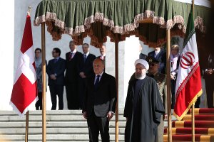 مراسم استقبال رسمی  از رییس جمهوری کنفدراسیون سوئیس