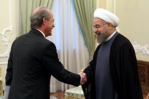 دیدار سفیر جدید فرانسه با رییس جمهوری