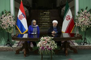 امضای سند همکاری با  حضور روسای جمهوری دو کشور ایران و کرواسی 