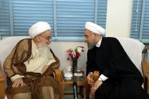 دیدار با   آیت الله العظمی صافی گلپایگانی