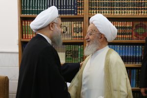 دیدار با آیت‌الله العظمی مکارم شیرازی