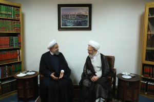 دیدار با   آیت الله العظمی سبحانی