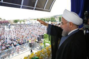 دکتر روحانی در اجتماع بزرگ و صمیمی مردم استان آذربایجان غربی در ارومیه