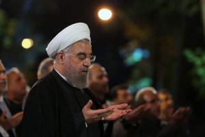 رییس جمهوری در ضیافت افطار با کارکنان نهاد ریاست جمهوری