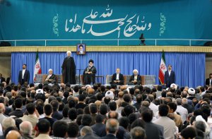 رییس جمهوری در دیدار مسئولان، سفرای کشورهای اسلامی و جمعی از اقشار مختلف مردم با رهبر معظم انقلاب اسلامی 