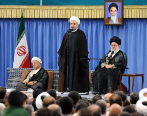 متن سخنان دکتر روحانی در دیدار عیدانه رهبر معظم انقلاب با مسئولان و سفرای کشورهای اسلامی