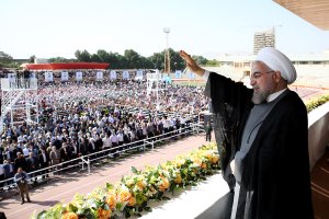 رییس جمهوری در جمع پر شور مردم استان کرمانشاه